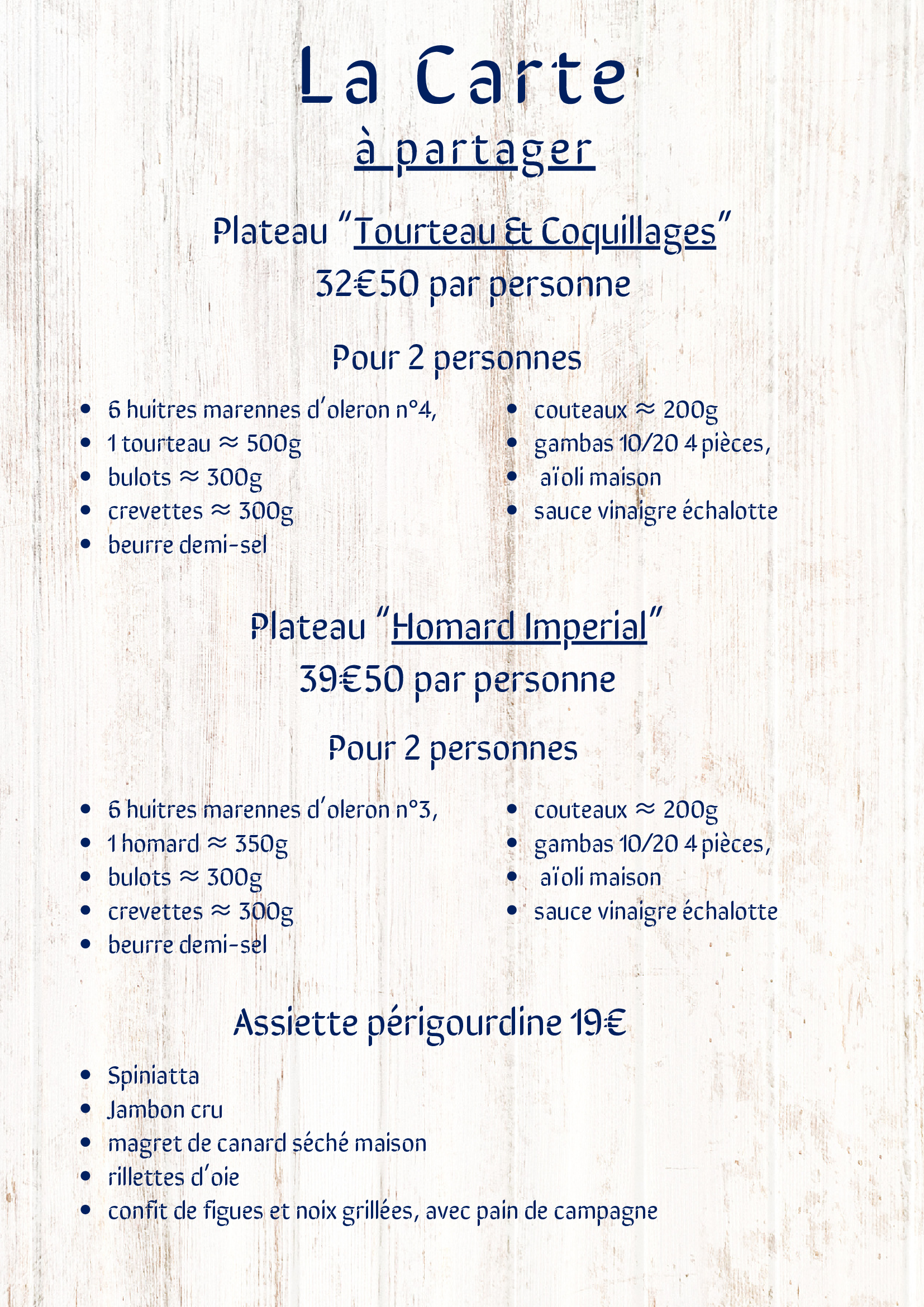 La Carte à Partager