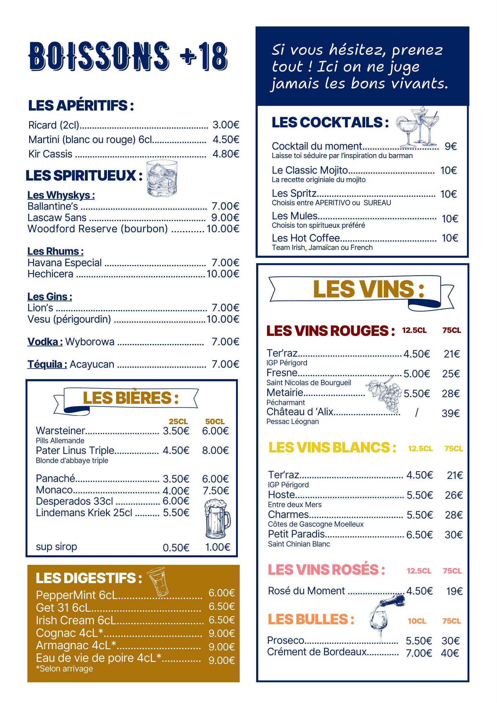 Les Plats